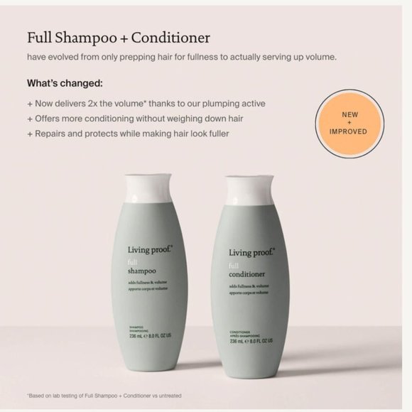 Living Proof Full Shampoo Conditioner & Full Dry Volume Blast Bundle NIB - Picture 4 of 11